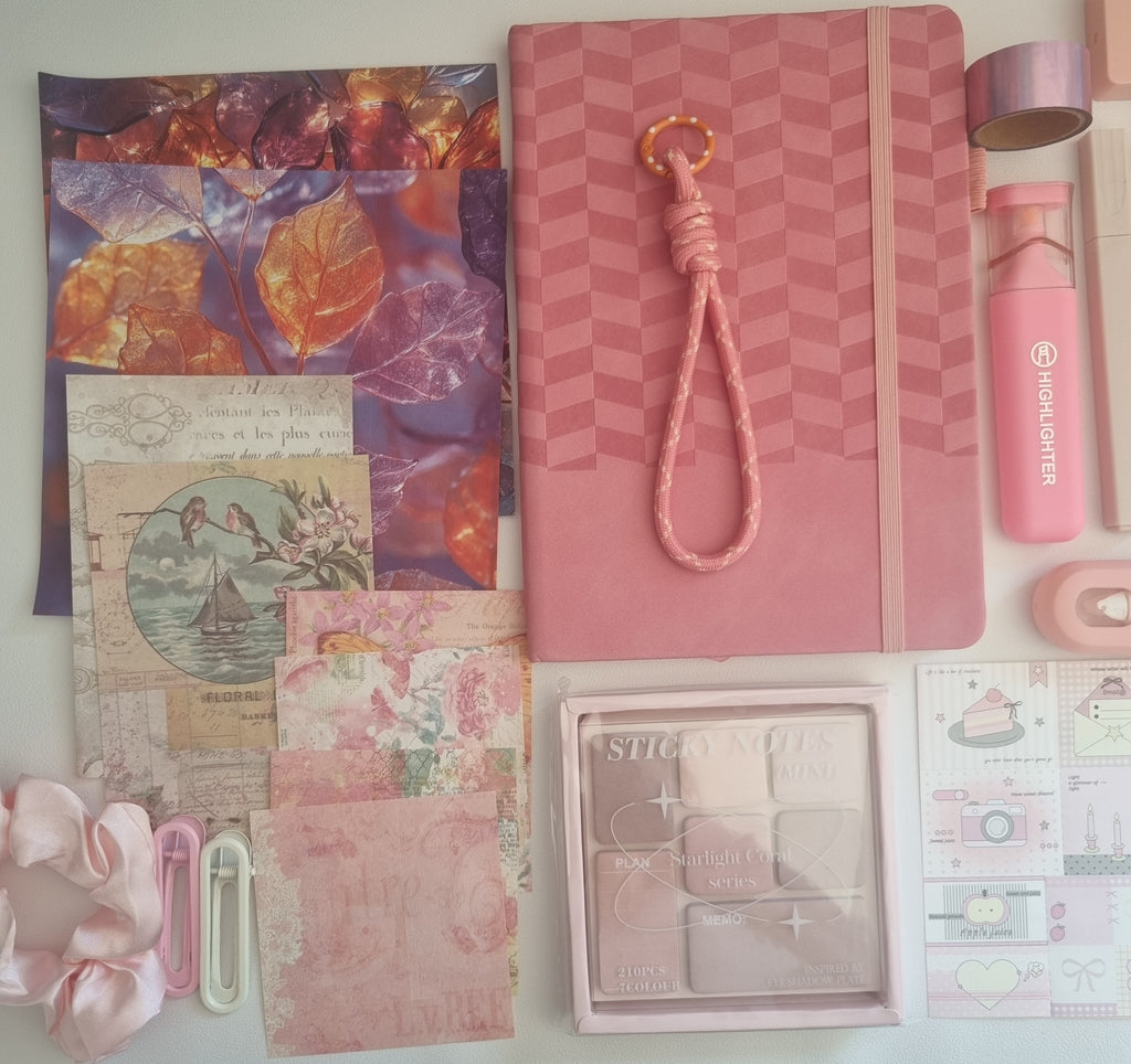 Estetyczny zestaw do scrapbookingu