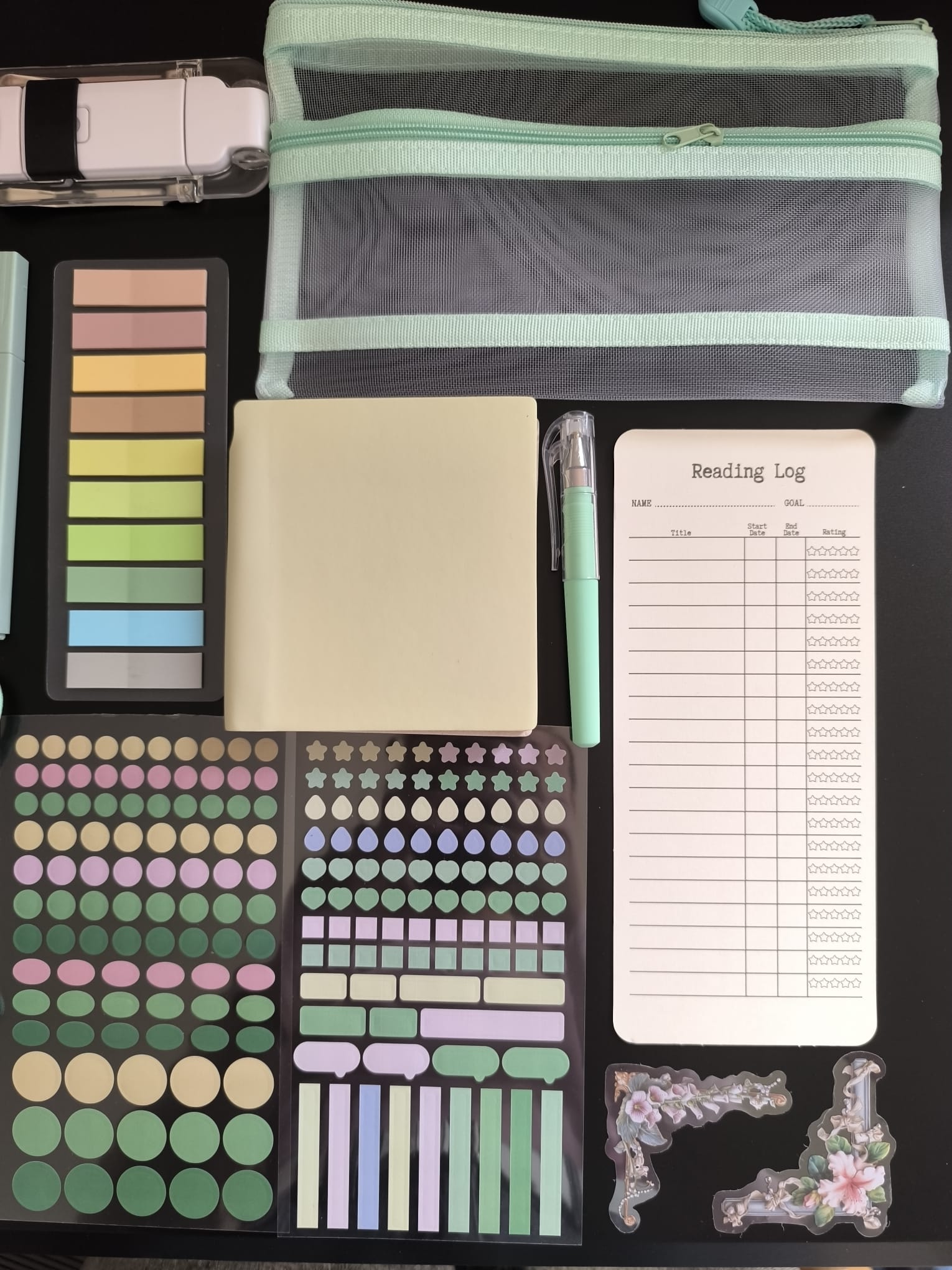 Zestaw "Aesthetic Biology Studying Set"